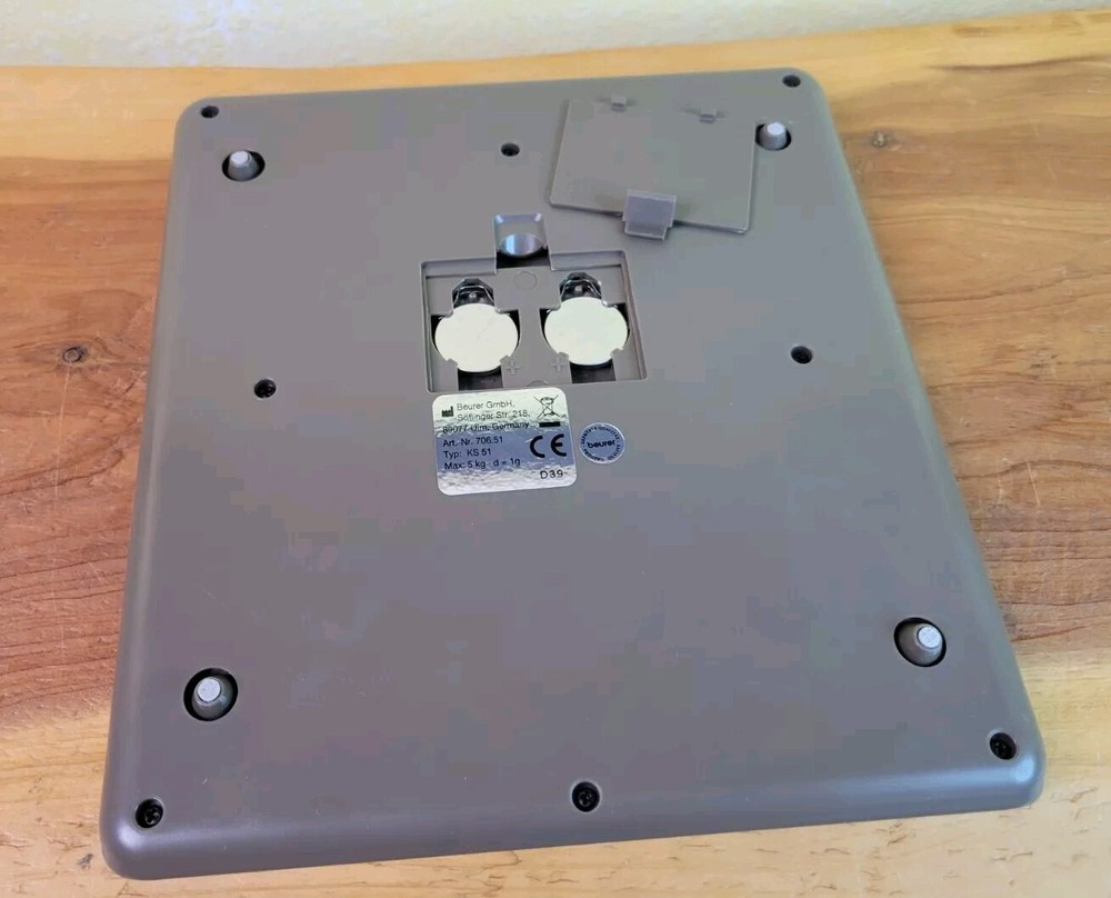 Beurer KS51 Stainless Steel Kitchen Scale German Engineering