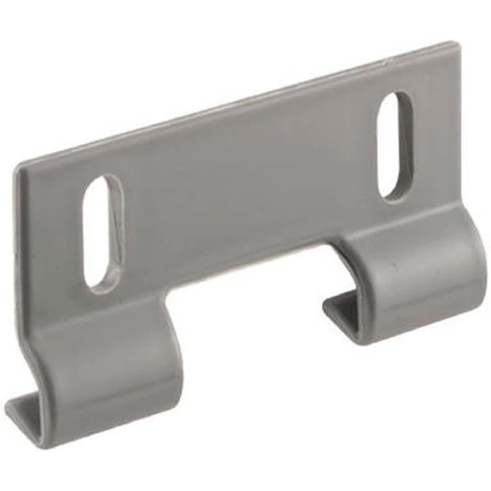 Slide-Co 193659 Shower Door Bottom with Hook Guide, (2-pack),Gray