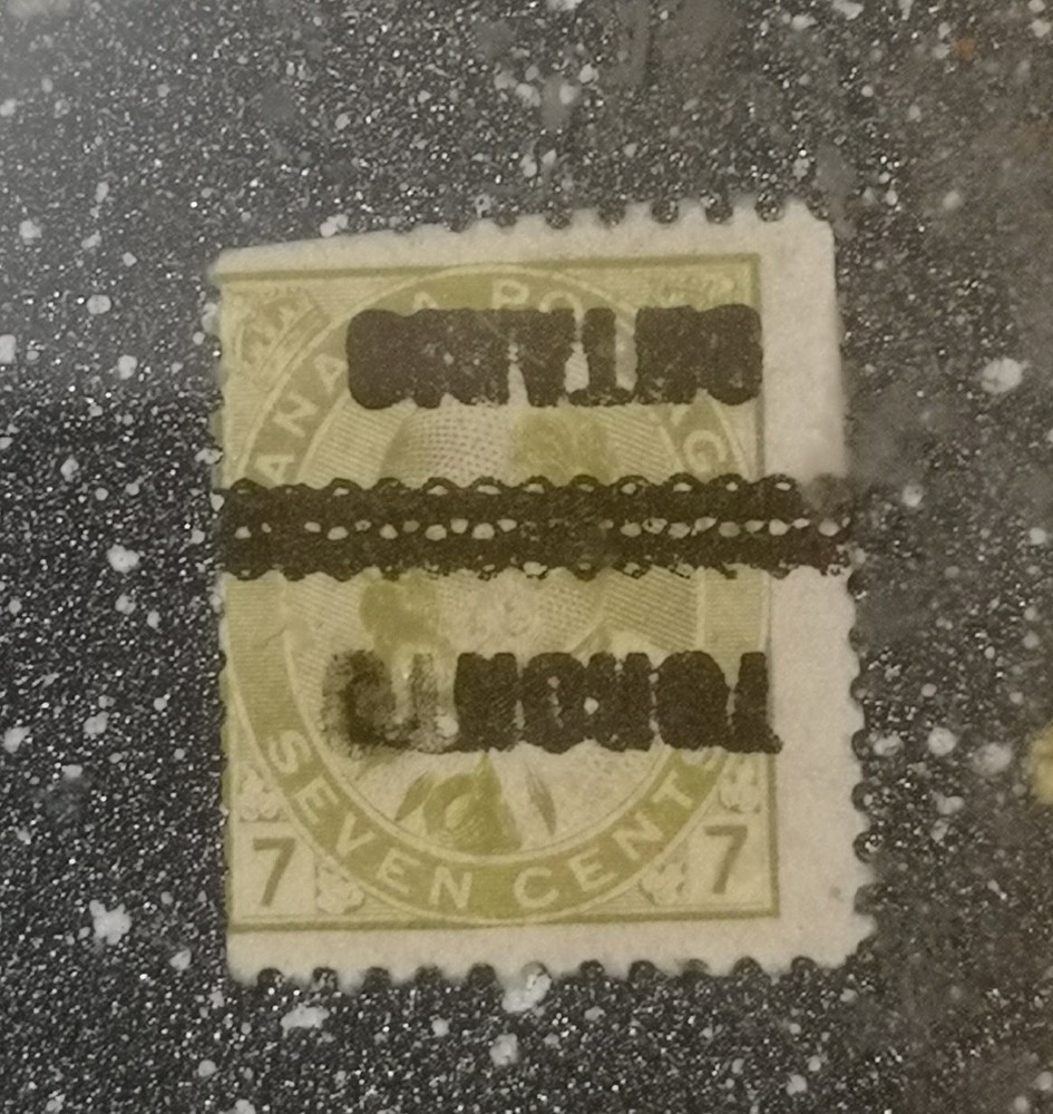 Canada King Edward Pre Cancel 7 cent #392-ID RARE