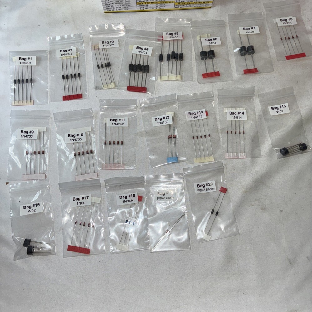 ELENCO DIODE KIT/COMPACITOR LOT