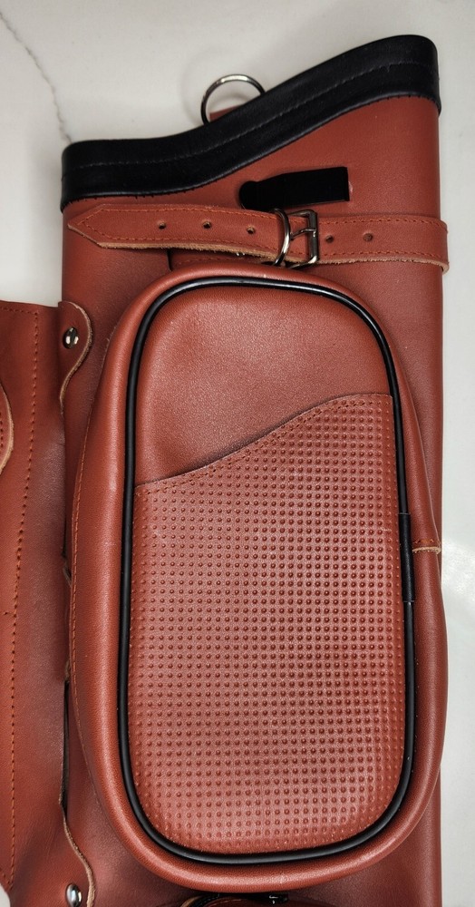 Target Side Leather Quiver Right hand Brown