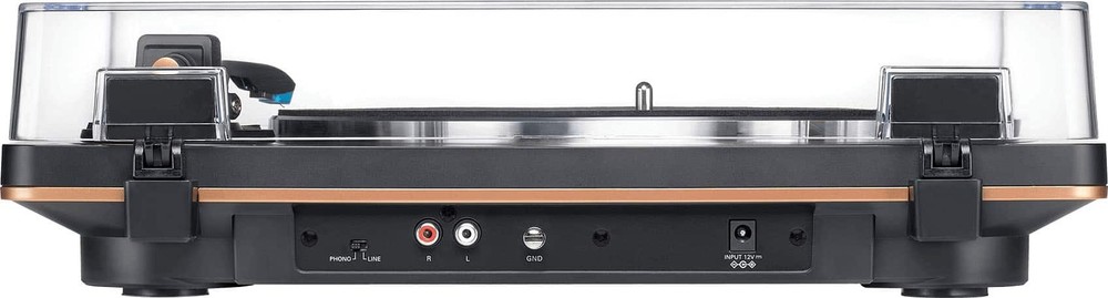 Audio-Technica - AT-LP70X-BZ Fully Automatic Belt-Drive Turntable - Black/bronze