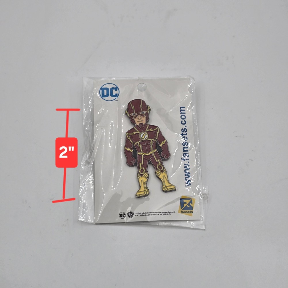 SDCC 2017 Comic Con - DC Flash Enamel Pin by Fansets - New