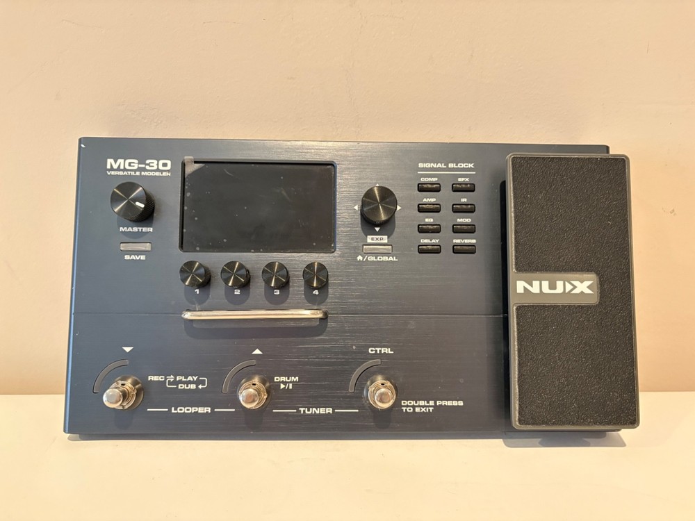 NUX MG-30 Modeling Guitar Processor Multi-Effects Pedal