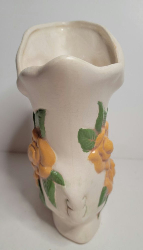 Ceramic Shoe Planter/Vase with Roses