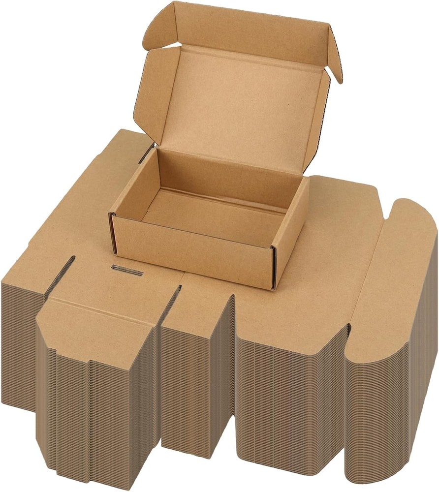 Small Business Packaging Boxes - 75 Pack 6x4x2 Inch