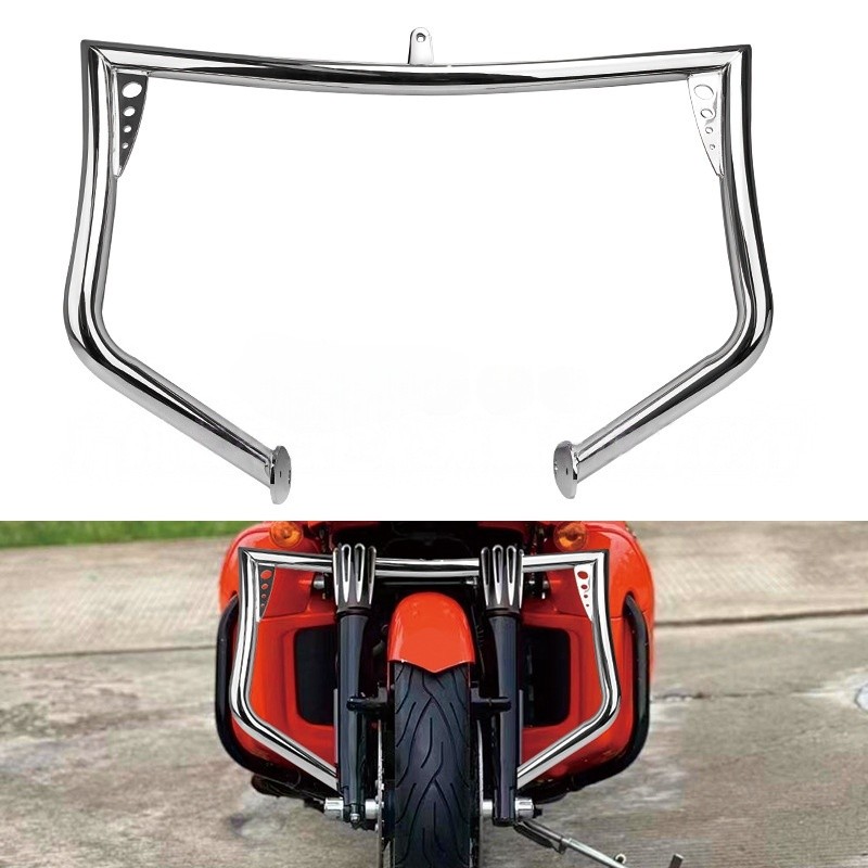 Harley-Davidson Touring Electra Glide Chrome Front Bumper & Front Crash Bar