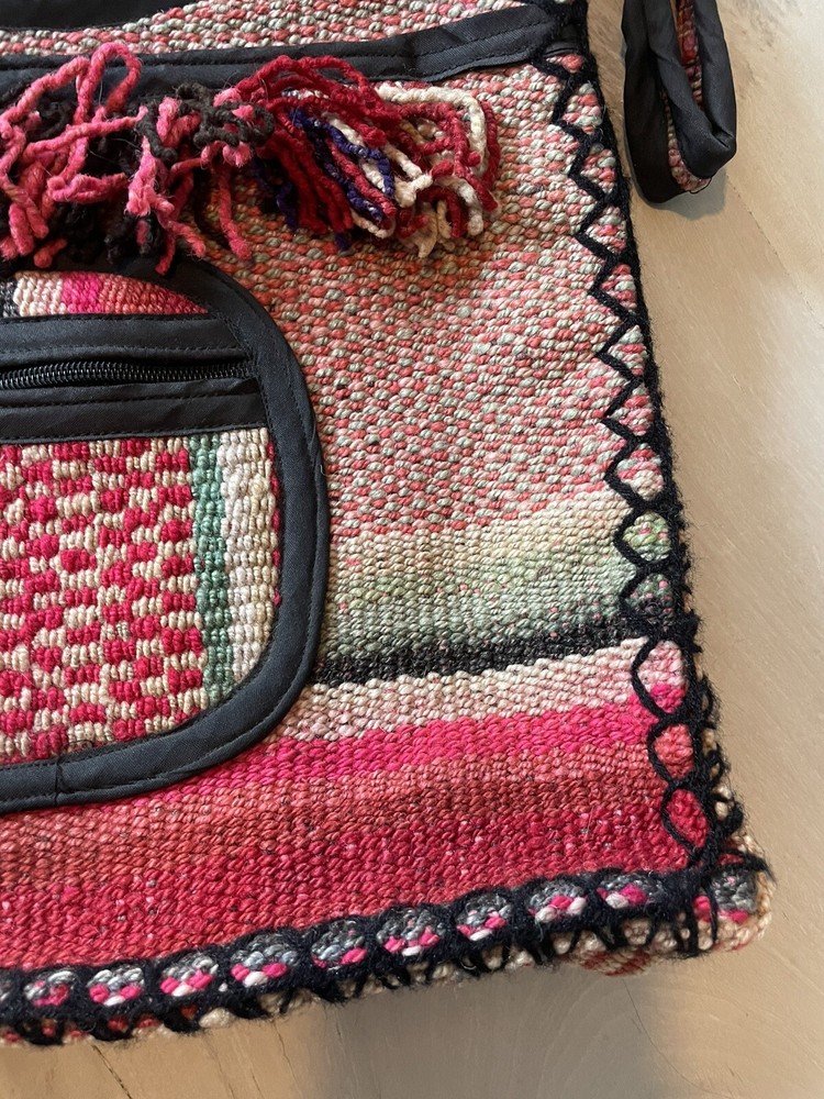 Bolivian Wool Boho Handcrafted Bag MUST SEE!!!!