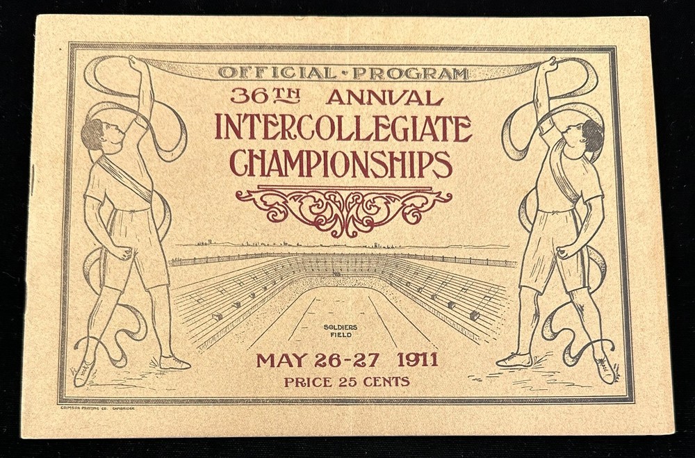 1911 Official Program 36th Annual Intercollegiate Championships, Soldiers Field