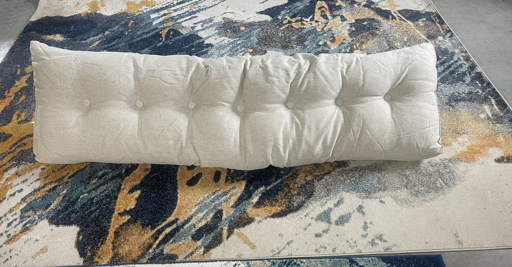 Soft Headboard Triangular Wedge Reading Pillow Daybed Backrest Cushion W G2U