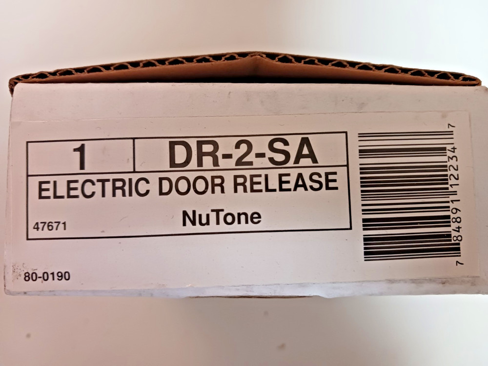 NuTone DR-2-SA ELECTRIC DOOR RELEASE