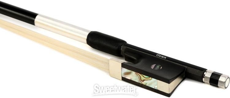 GEWA Carbon Violin Bow, Full-lined Nickel - 3/4 Size