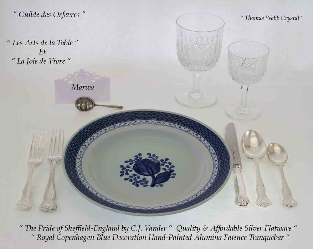 Finest Silver Plated 5 Pc Place-Setting, Royal-Husk