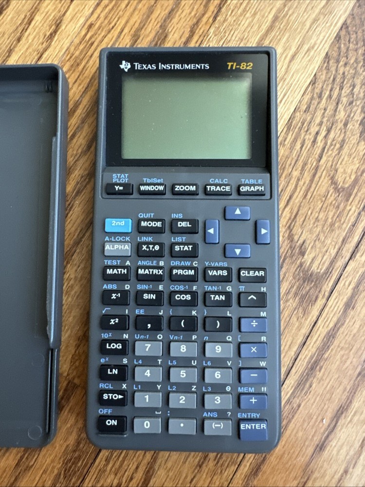 Texas Instruments TI-82 Graphing Calculator with Cover - Tested!