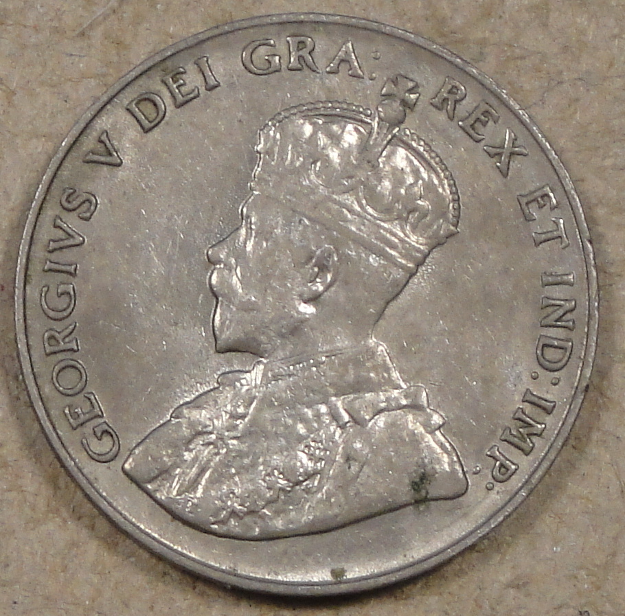 Canada 1923 Nickel AU As Pictured