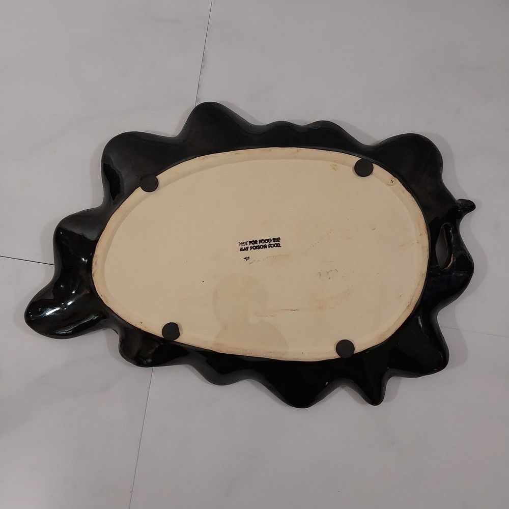 Large Leaf Fall Decor Plate 10X16