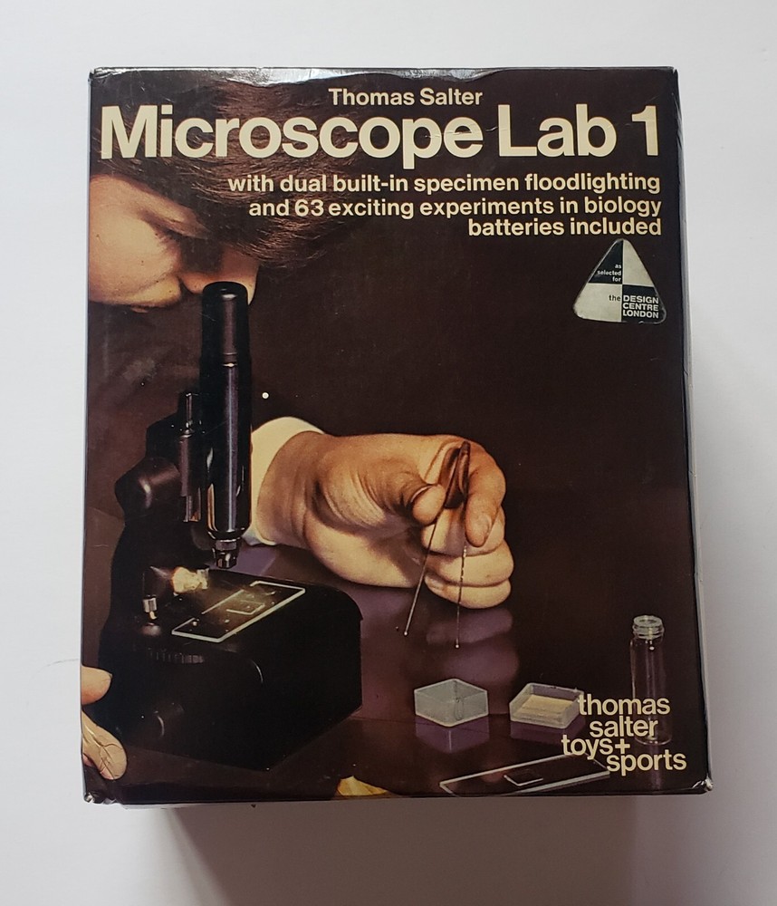 1970s Vintage Microscope Thomas Salter Lab 1