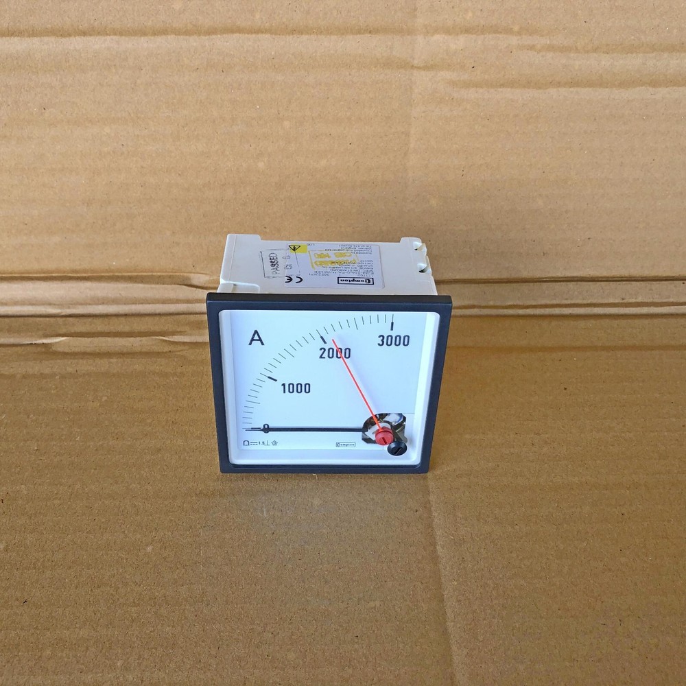 CROMPTON E24401AGFAWHER AMP METER 123769 M627P