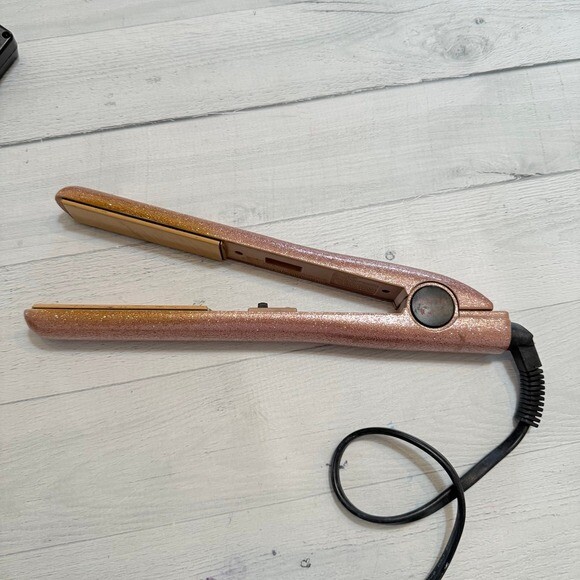 Chi Ceramic Flat Iron Glitter pink
