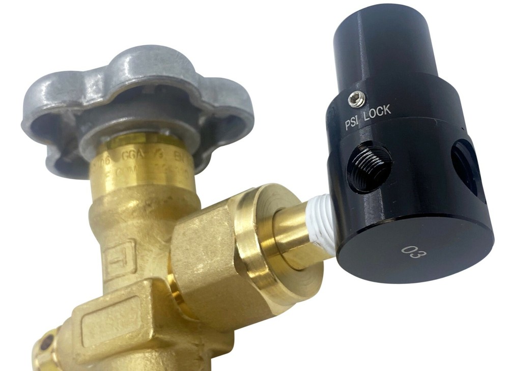 Co2 Air Shifter Compact Mini Aluminum Fixed Regulator 100 PSI