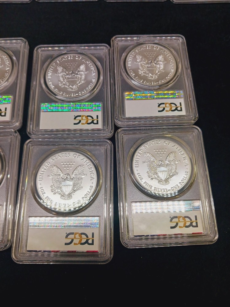 (40)2019 PCGS MS70 Silver Eagle First Strike-$190 EACH