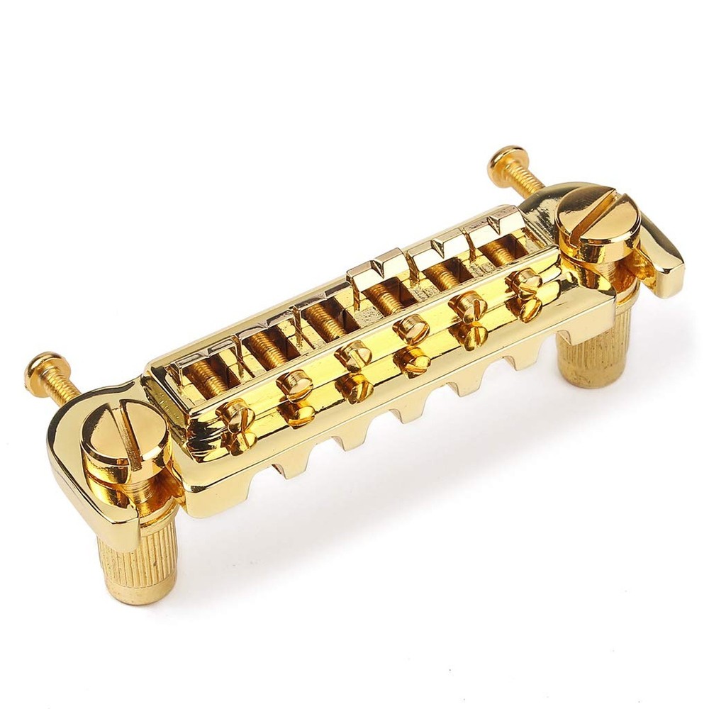 Alnicov Roller Bridge Saddle Tailpiece Combo Adjustable Wraparound Bridge for...