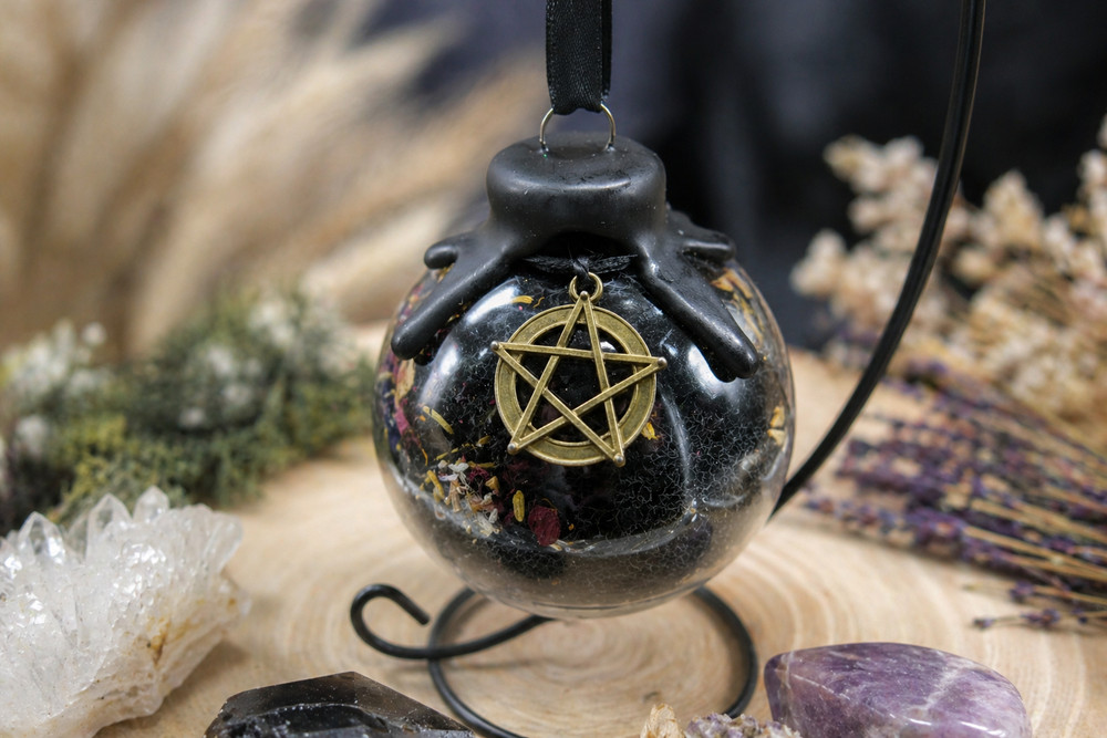 Protection Spell Witch Ball - Witchy Decor