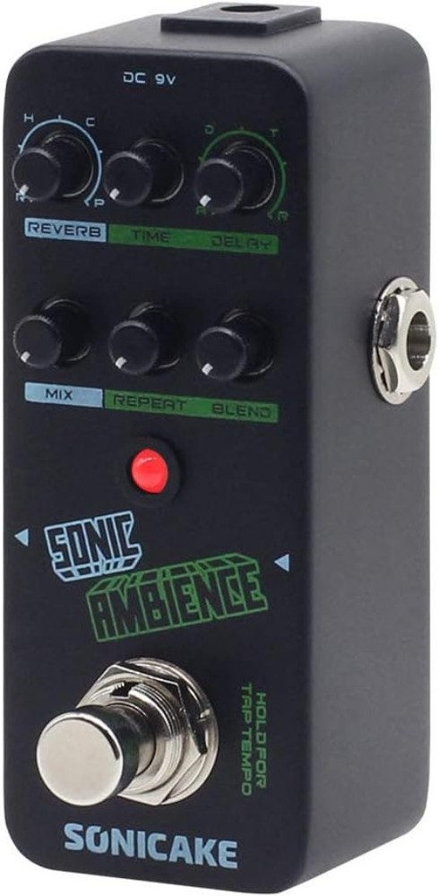 Lightweight Multi-Mode Delay Reverb Effects Pedal - Perfect for Live Performance