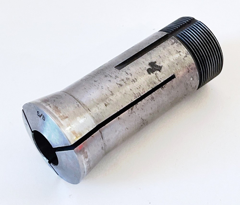 5/8" Round Collet 5C  .576" W/ External Internal Thread .625"