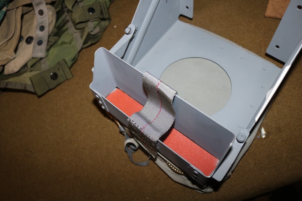 RARE F-4 Phantom cockpit mounted zippered flip down map case
