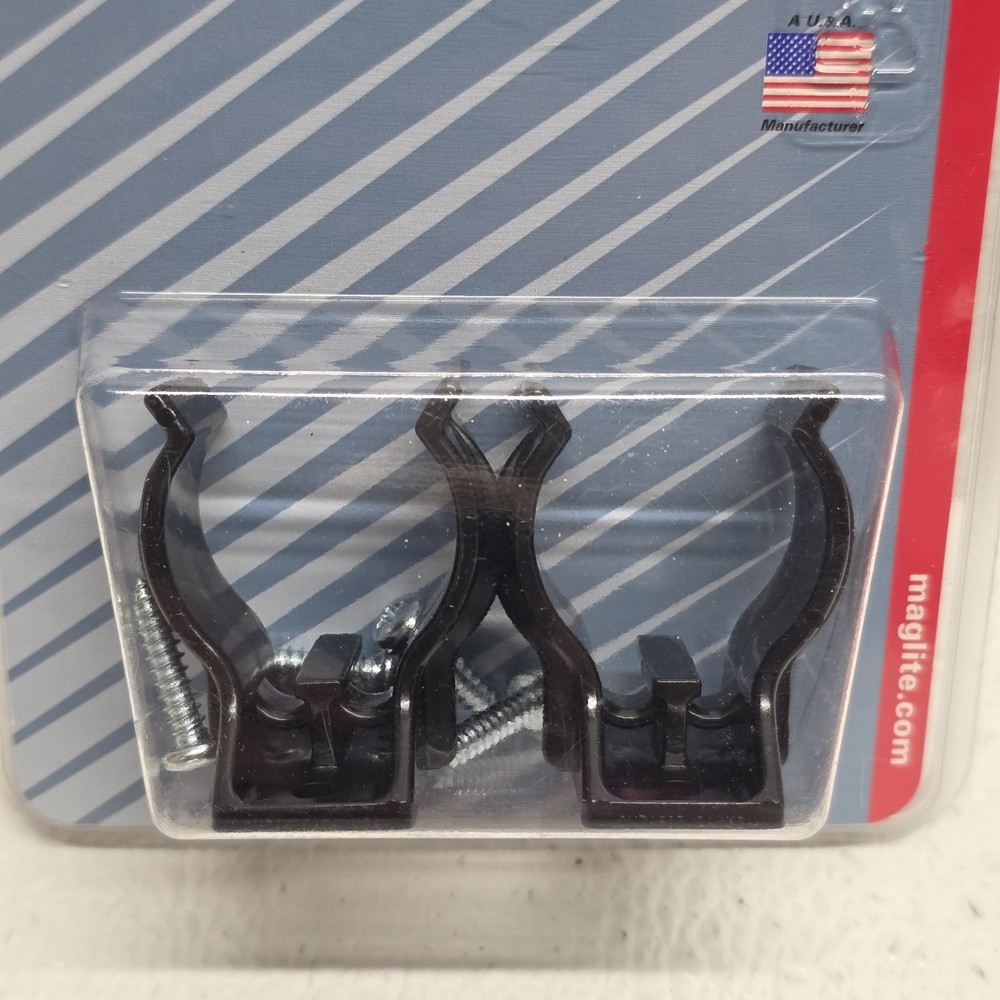 Maglite Black Universal Mounting Brackets for C-Cell Flashlight