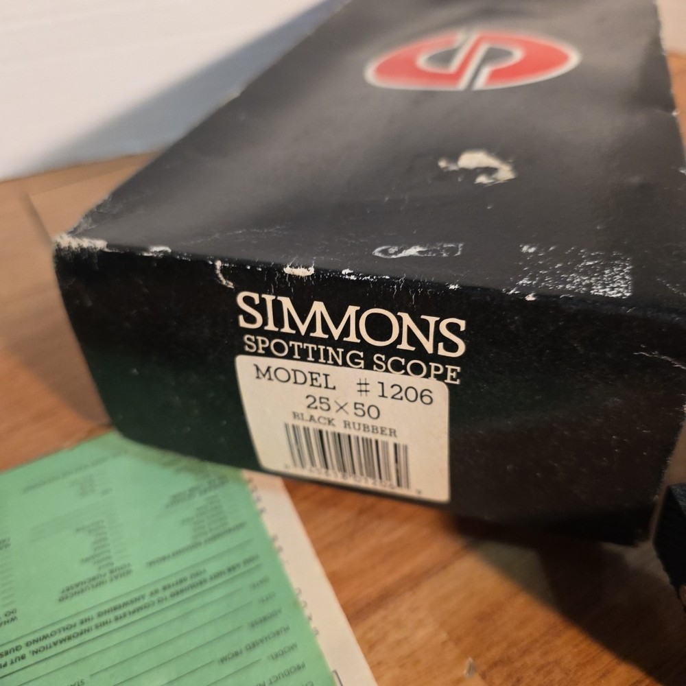 SIMMONS SPOTTING SCOPE Model 1206 25x50 mm Black