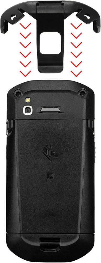 Plastic Carrying Clip for Zebra TC51/TC52/TC56 Barcode Scanner (Black)