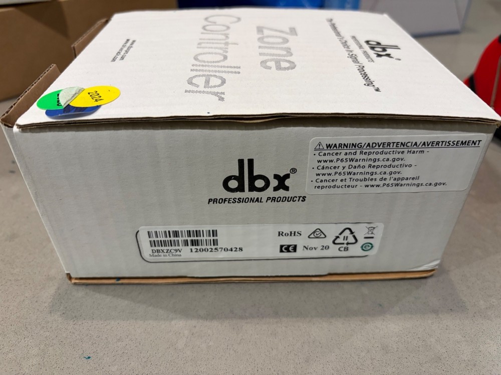 NEW DBX DBXZC9V Wall-mounted Zone Controller - 8-position Switch