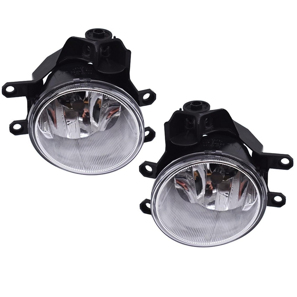 2-Pack Fog Light Assembly Replacement with Bulbs Harness Switch Kit 2018-2019