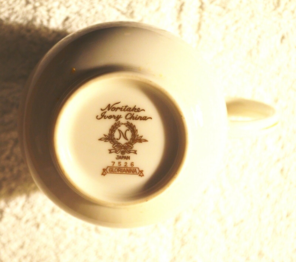 GLORIANNA By NORITAKE, Creamer, Pattern 7526, Height 3 1/4"