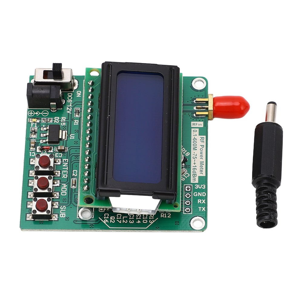 RF Power Meter Digital Display Settable Power Attenuation Logarithmic Detect