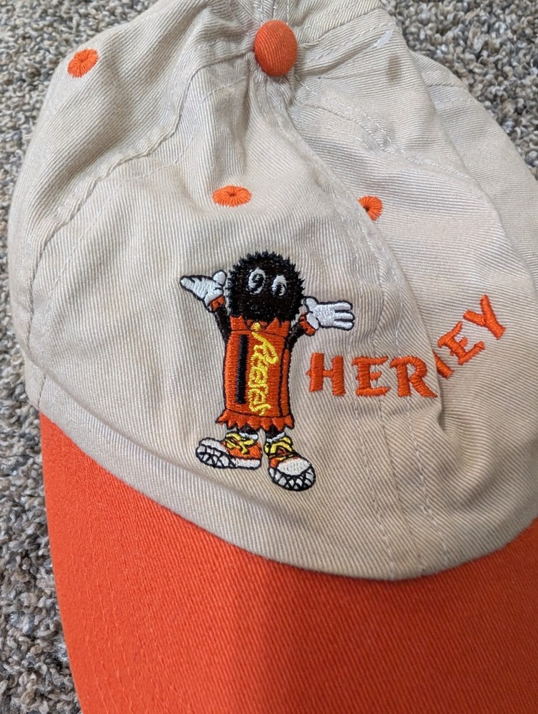 Hershey Park Reeses Peanut Butter Cup Mascot Adjustable Hat Official...