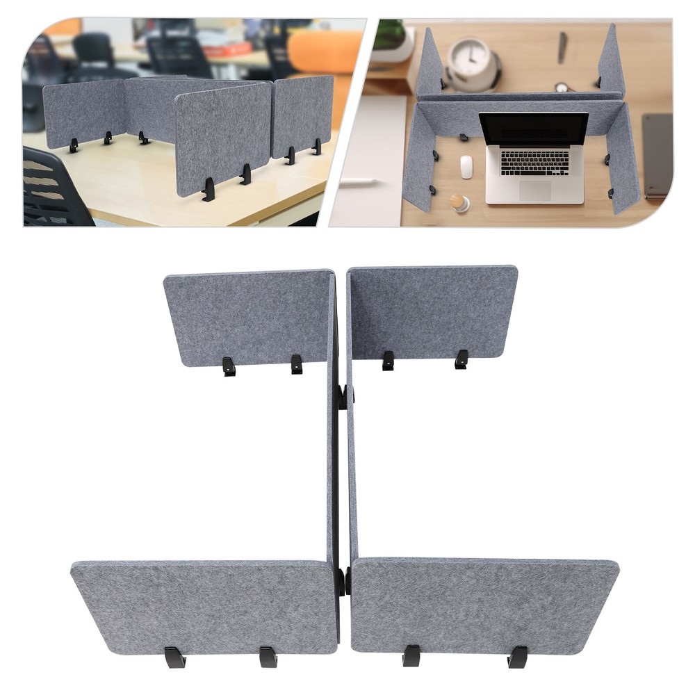 Desk Shield Desk Divider Panel Office Desktop Partition Privacy Screen Mounted