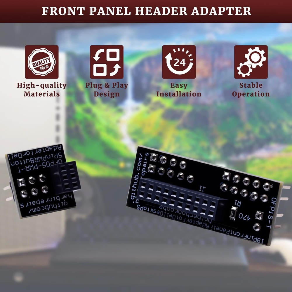 Front Panel Header Adapter Compatible with Dell Optiplex 7010 9010 7020 9020 ...