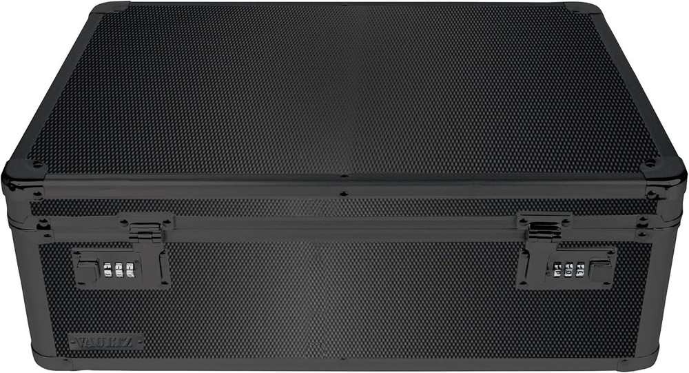 Security Storage Chest with Push Button Control for Documents and Electronics