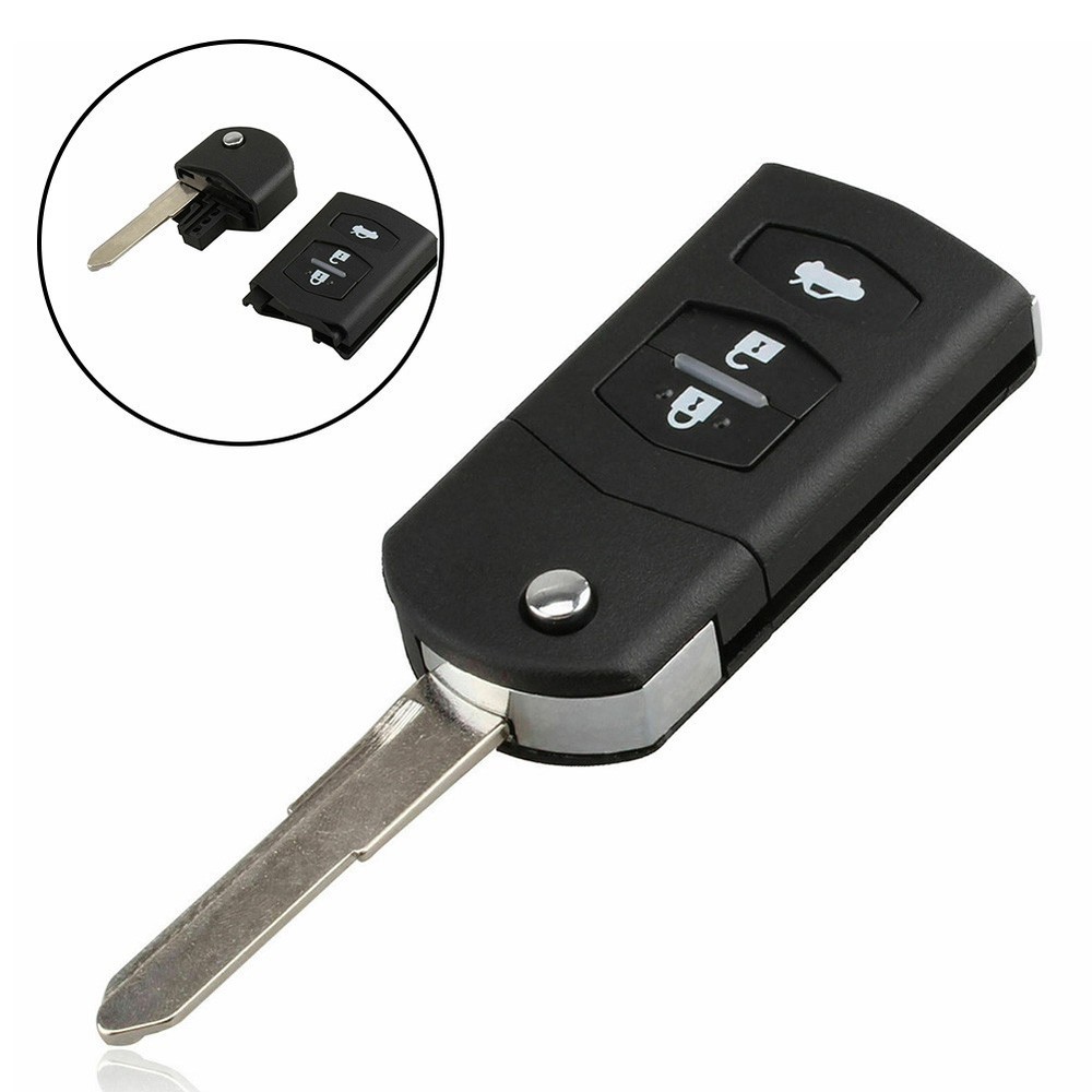 2005-2012 For Mazda 3 Car Key Shell 2005-2012 For Mazda 6 3 Button Key Shell