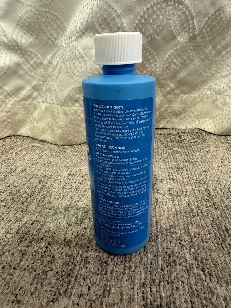 Baquacil - Backwash Filter Cleaner - 8oz Bottle