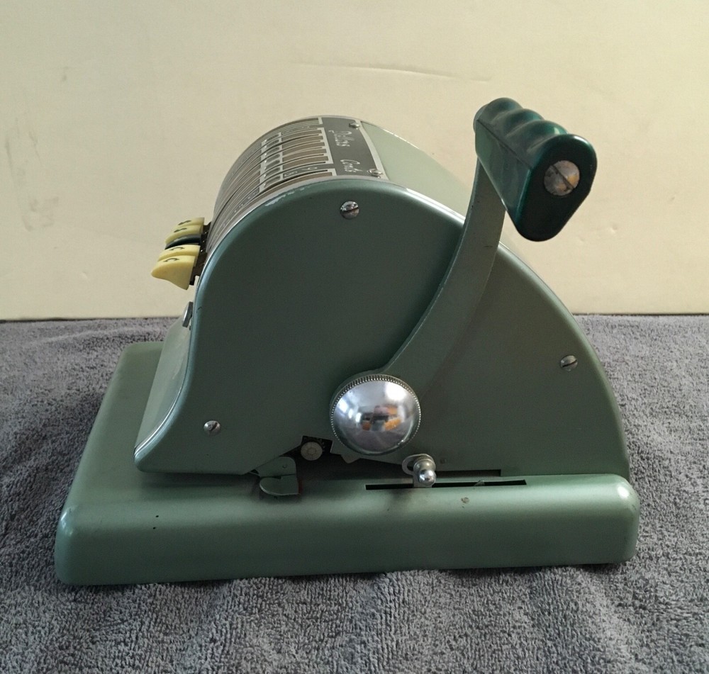 VINTAGE 1950'S PAYMASTER CHECK WRITER