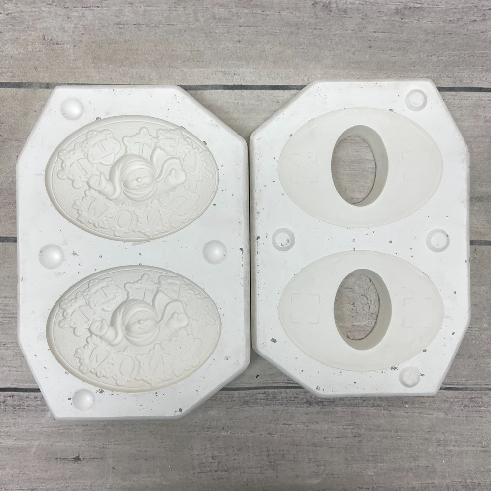 Unbranded Ceramic Casting Mold Let It Snowman Inserts #MD-2131