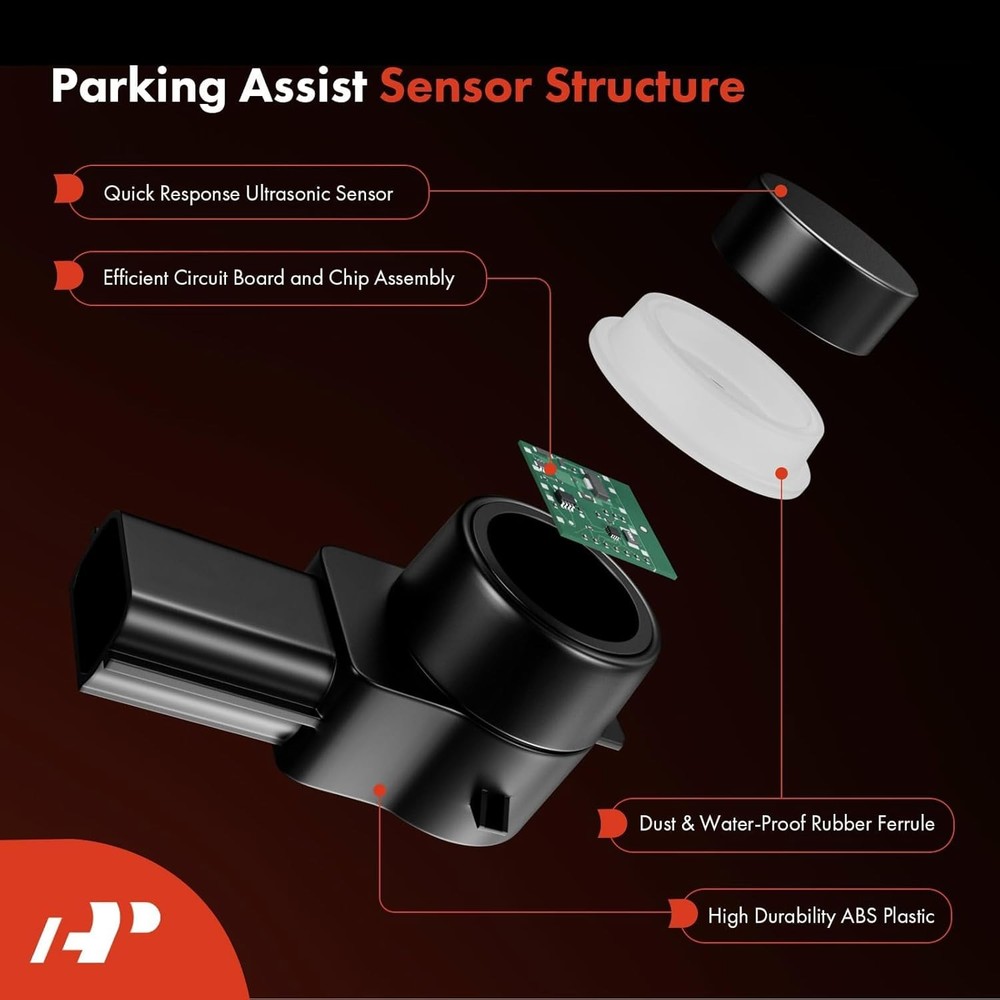 6-PC Reverse Backup Parking Assist Sensor Compatible with Select Ram & Jeep & Do