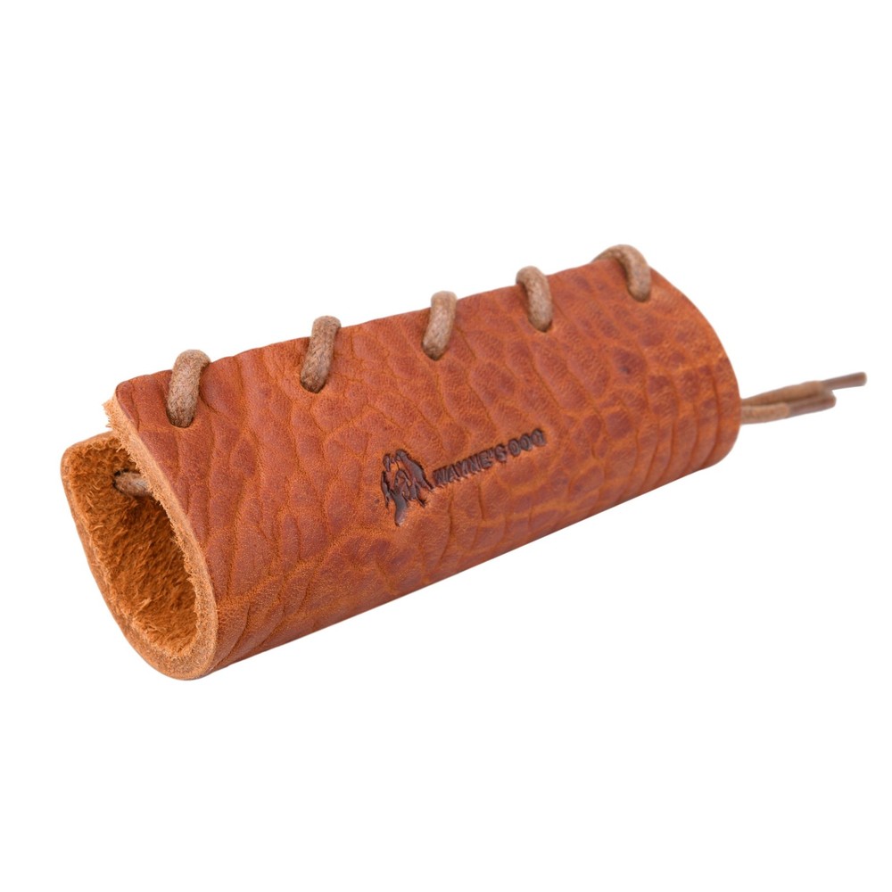 Brown Leather Double Bit Axe Guard Collar Camping Axe Handle Protector