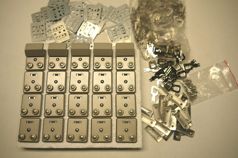 Wholesale solid heavy duty Brushed Nickel Lock. 10 pieces set.