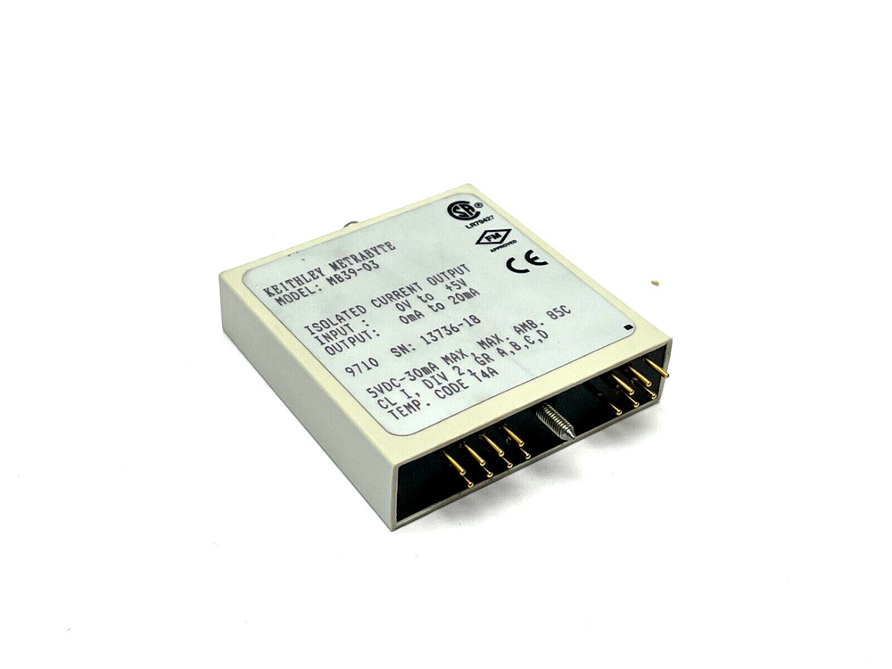 Keithley MetraByte MB39-03 Analog Device