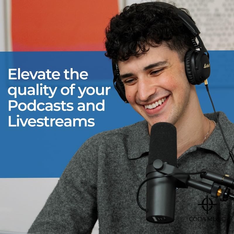 InLine Microphone Preamp with 48V Phantom Power, 28dB Gain Boost for Mics